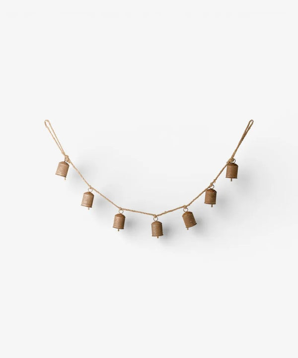 Cow Bell on Rope Garland | Rust by French Country Collections. Australian Art Prints, Gifts, Fashion and Homewares. Green Door Decor. www.greendoordecor.com.au