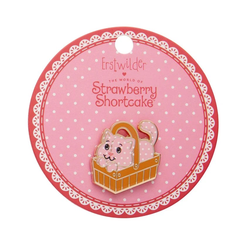 Cozy Custard Cat Enamel Pin | Erstwilder. Australian Art Prints and Homewares. Green Door Decor. www.greendoordecor.com.au