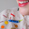 Crayon Simplified Mini Brooch - Blue | Erstwilder. Australian Art Prints, Gifts, Fashion and Homewares. Green Door Decor. www.greendoordecor.com.au