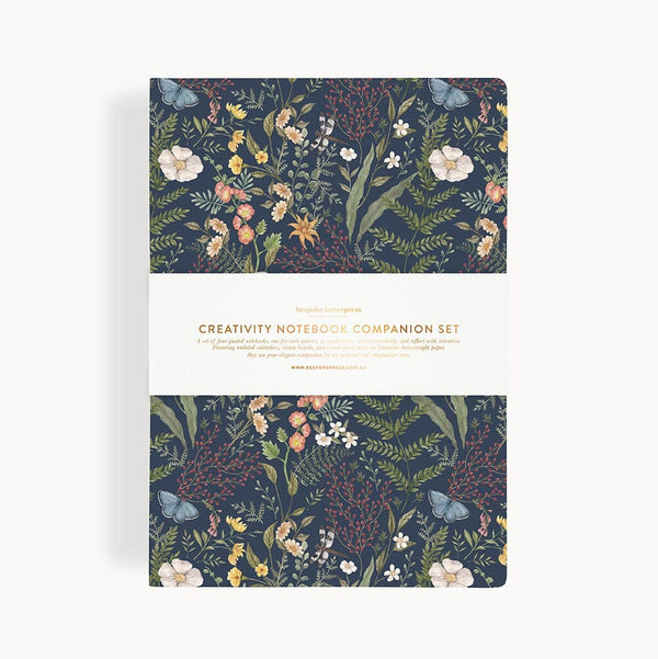 Creativity Notebook Companion Set by Bespoke Letterpress. Australian Art Prints and Homewares. Green Door Decor. www.greendoordecor.com.au