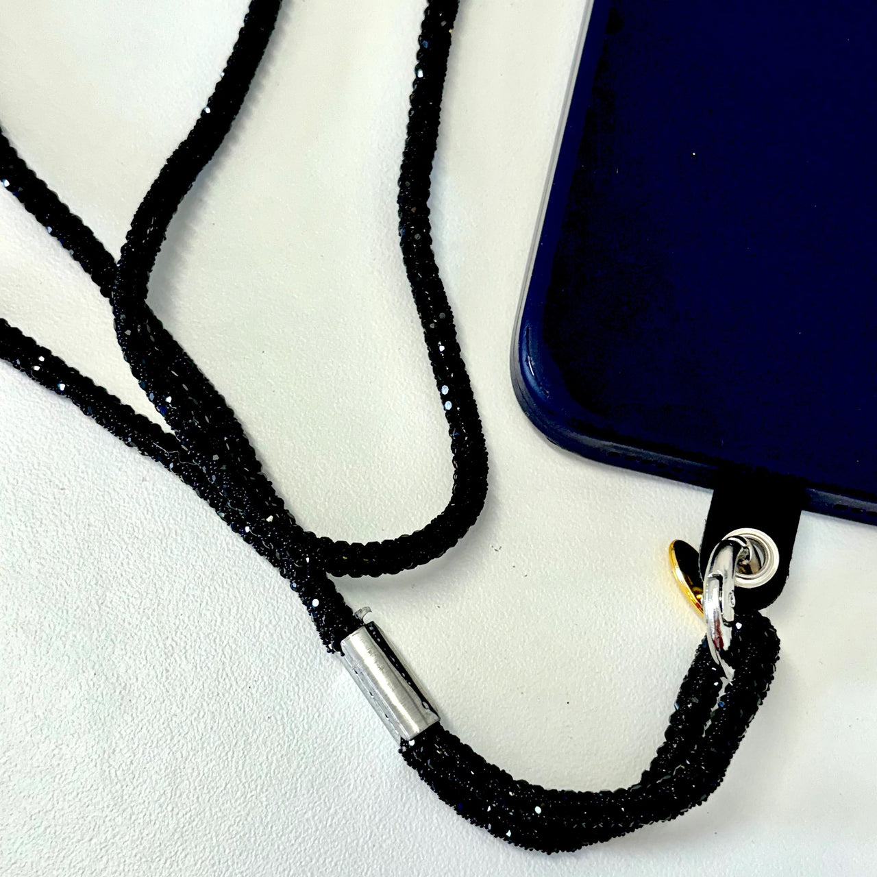 Cross Body Phone Strap | Lanyard - Diamanté Midnight by Salty Safari by Noose Living. Australian Art Prints and Homewares. Green Door Decor. www.greendoordecor.com.au