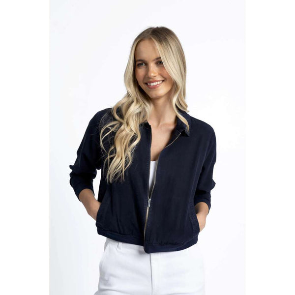 Cruise Jacket | Navy by Humidity Lifestyle. Australian Art Prints and Homewares. Green Door Decor. www.greendoordecor.com.au