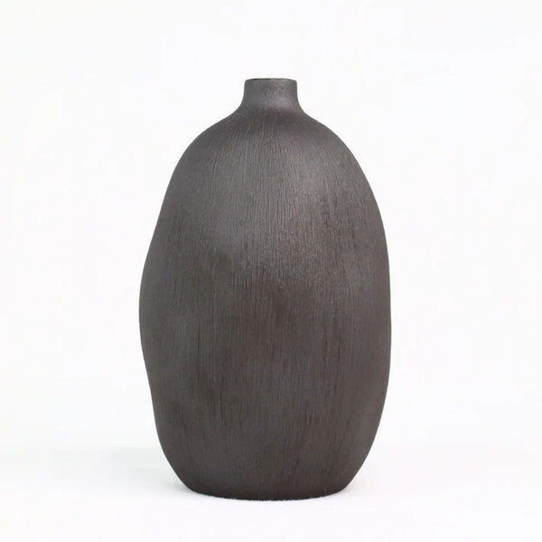 'Cucumis' Medium Vase | Black by Roshi. Australian Art Prints, Fashion and Homewares. Green Door Decor. www.greendoordecor.com.au