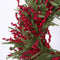 Cypress and Red Berry Wreath 65cm | Christmas Decoration by Florabelle. Australian Art Prints and Homewares. Green Door Decor. www.greendoordecor.com.au