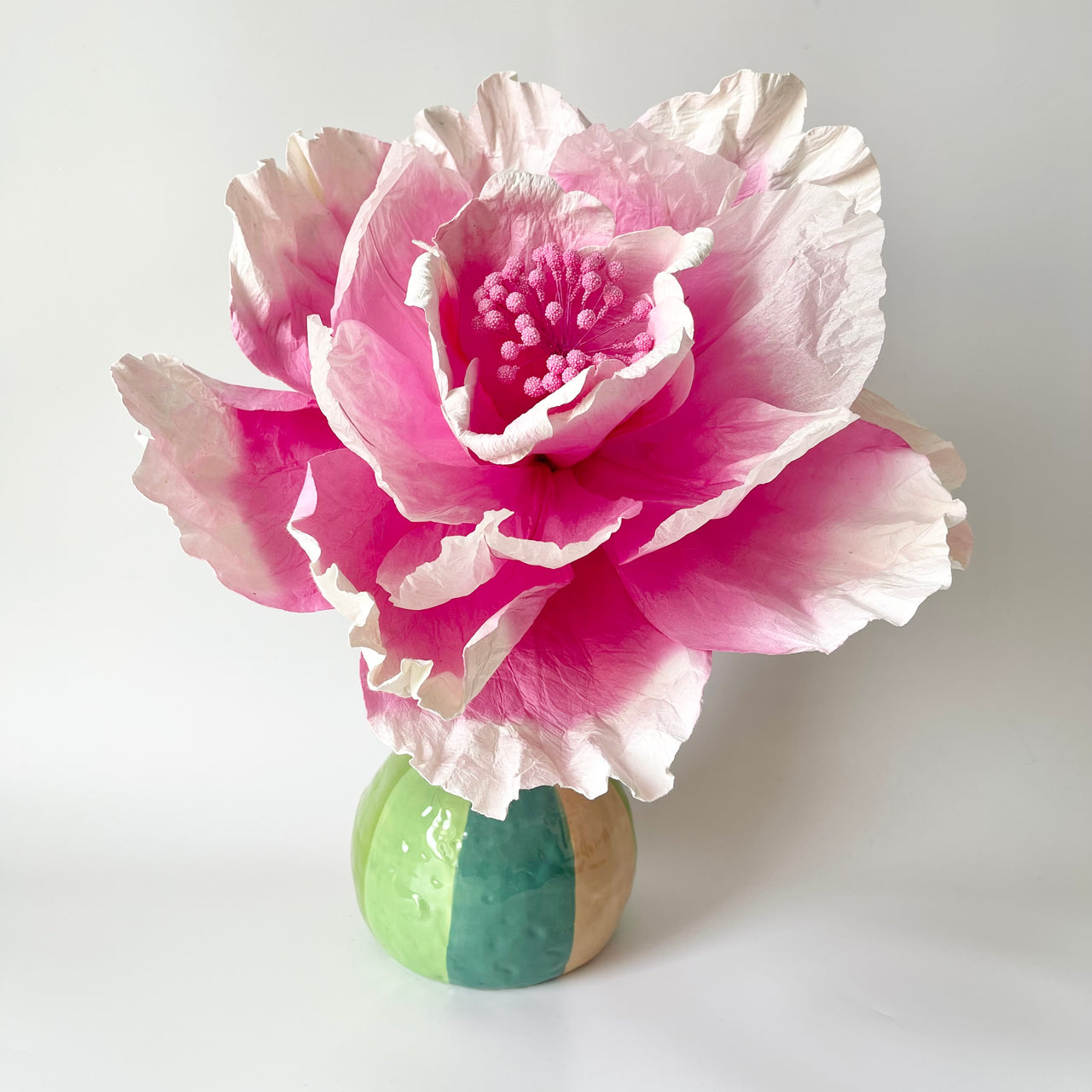 Paper Flowers - Bell Flower | Pink by Nibbanah. Australian Art Prints, Gifts, Fashion and Homewares. Green Door Decor. www.greendoordecor.com.au