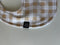 Roundie Bib | Beige Check