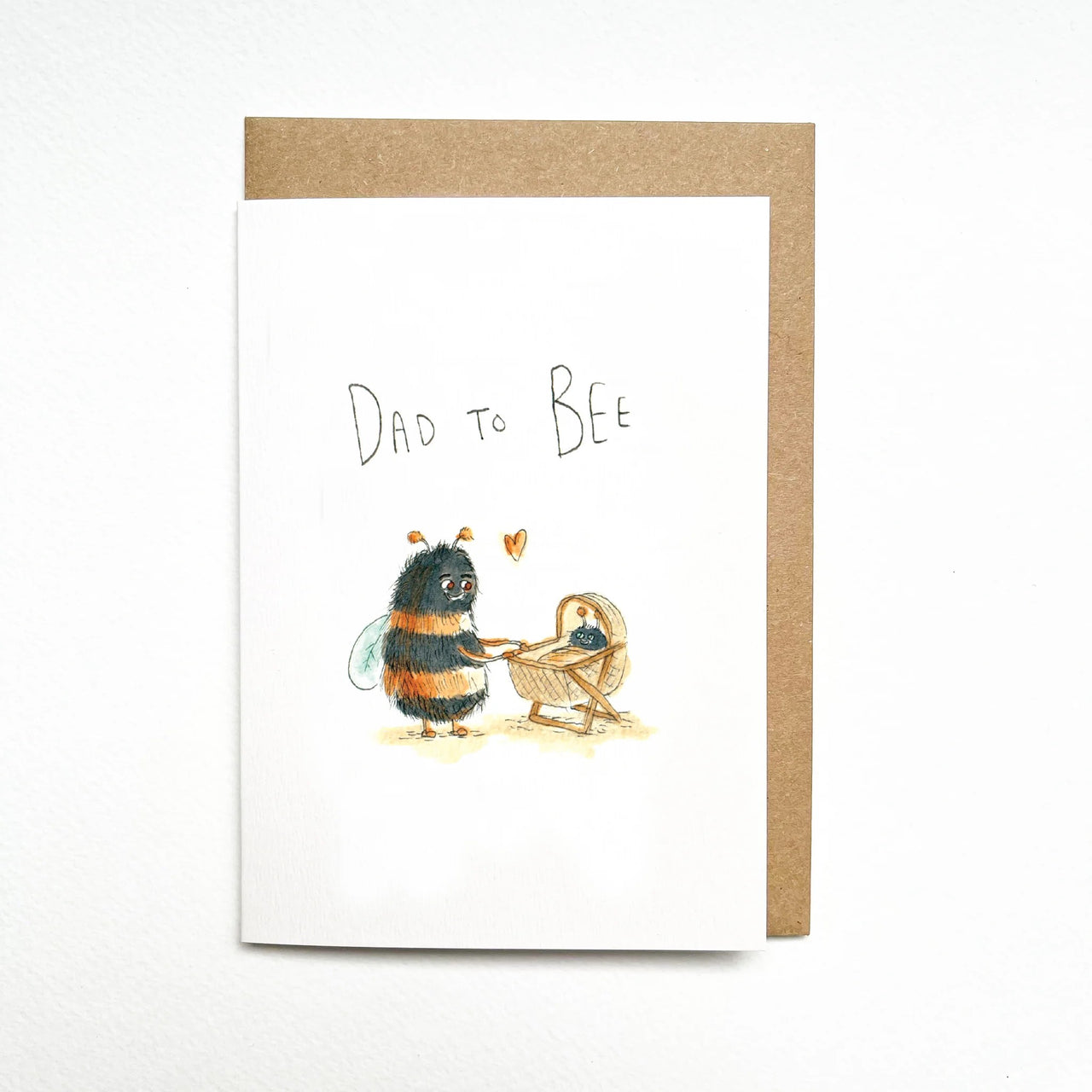 Dad To Bee | Greeting Card by Well Drawn. Australian Art Prints and Homewares. Green Door Decor. www.greendoordecor.com.au