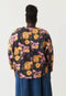 Dahlia Batwing Sweat | Rain Floral by Nancybird. Australian Art Prints, Gifts, Fashion and Homewares. Green Door Decor. www.greendoordecor.com.au