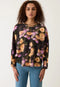Dahlia Batwing Sweat | Rain Floral by Nancybird. Australian Art Prints, Gifts, Fashion and Homewares. Green Door Decor. www.greendoordecor.com.au