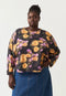 Dahlia Batwing Sweat | Rain Floral by Nancybird. Australian Art Prints, Gifts, Fashion and Homewares. Green Door Decor. www.greendoordecor.com.au