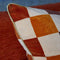 'Damas' Checkerboard Cushion | Mocha by Sage and Clare. Australian Art Prints and Homewares. Green Door Decor. www.greendoordecor.com.au