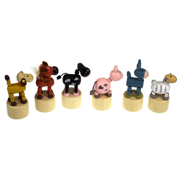 Wooden Dancing Farm Animals | Various Animals by Eleganter Australia. Australian Art Prints, Gifts, Fashion and Homewares. Green Door Decor. www.greendoordecor.com.au