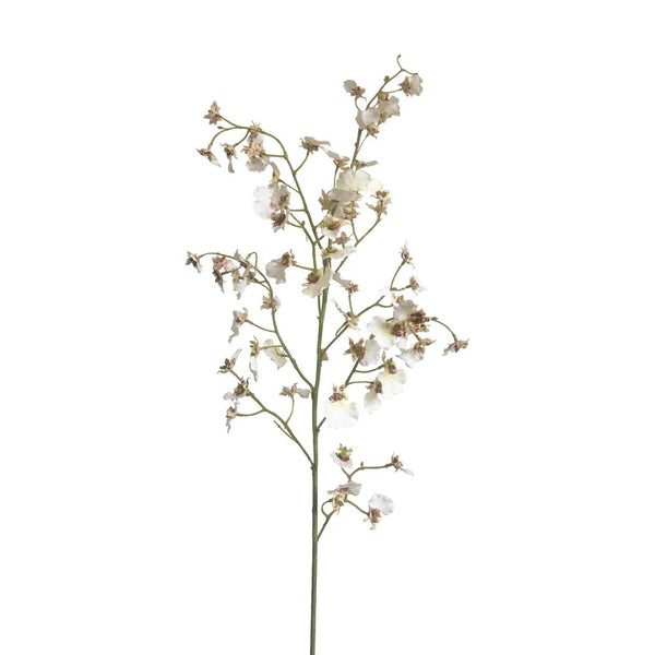 Faux Flower | Dancing Orchid 93cm White.  Australian Art Prints and Homewares. Green Door Decor. www.greendoordecor.com.au
