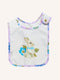 'Bunny Blue Floral' Dandy Duo Bibs - 2 Pack | Lilac by Fleur Harris. Australian Art Prints, Gifts, Fashion and Homewares. Green Door Decor. www.greendoordecor.com.au