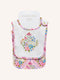 'Bunny Floral' Dandy Duo Bibs - 2 Pack | Pink Love by Fleur Harris. Australian Art Prints, Gifts, Fashion and Homewares. Green Door Decor. www.greendoordecor.com.au