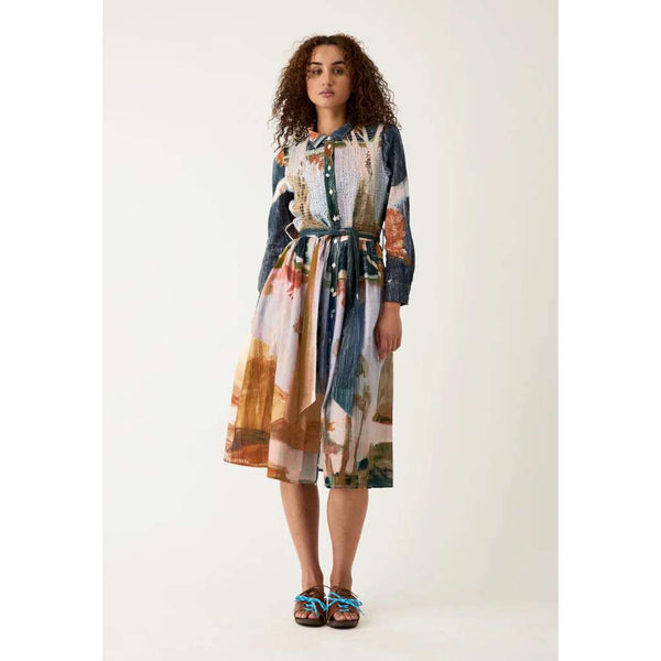 Delphi Dress | Night Herons by Nancybird. Australian Art Prints, Fashion and Homewares. Green Door Decor. www.greendoordecor.com.au