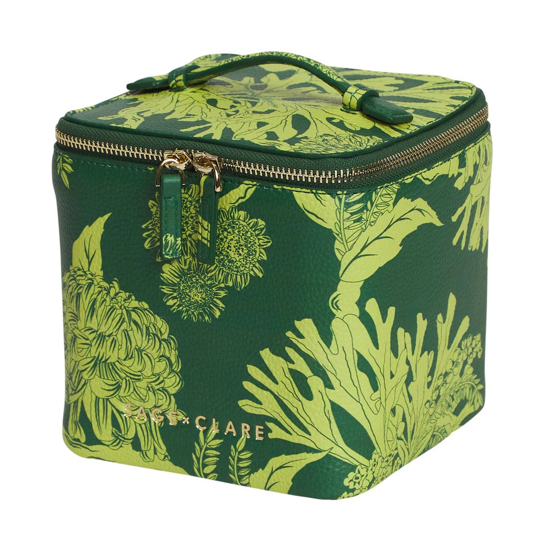 'Delphine' Small Vanity Case | Anise by Sage and Clare. Australian Art Prints and Homewares. Green Door Decor. www.greendoordecor.com.au