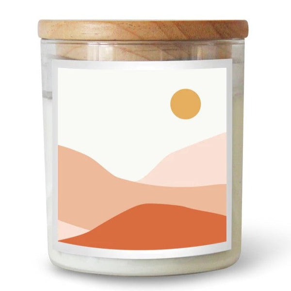 'Desert Sun' | Soul Candle by The Commonfolk Collective. Australian Art Prints and Homewares. Green Door Decor. www.greendoordecor.com.au