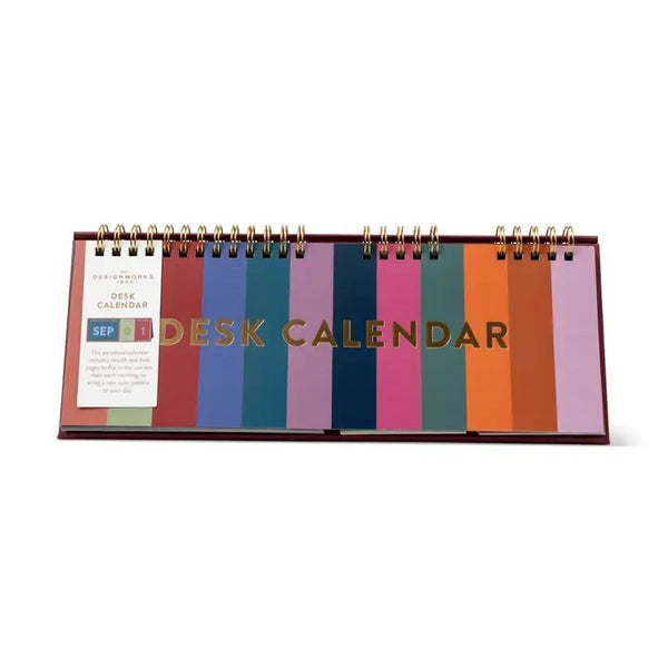 Designworks Ink | Perpetual Desk Calendar by Designworks Collective Australia. Australian Art Prints, Gifts, Fashion and Homewares. Green Door Decor. www.greendoordecor.com.au
