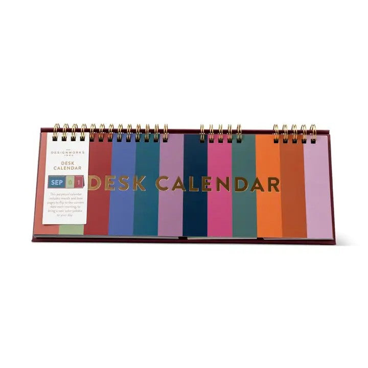 Designworks Ink | Perpetual Desk Calendar by Designworks Collective Australia. Australian Art Prints, Gifts, Fashion and Homewares. Green Door Decor. www.greendoordecor.com.au