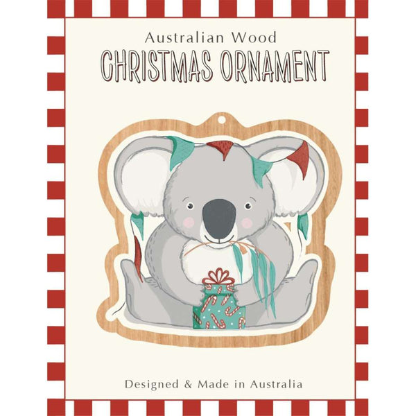 Die Cut Wooden Christmas Ornament | Koala by Aero Images. Australian Art Prints, Fashion and Homewares. Green Door Decor. www.greendoordecor.com.au