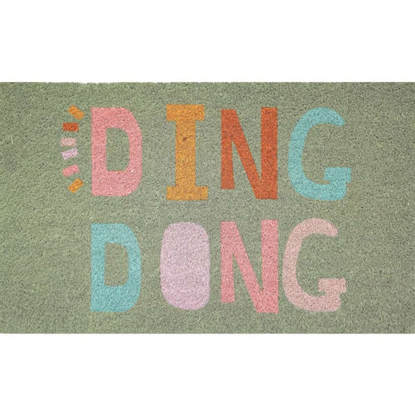 Ding Dong Door Mat. Australian Art Prints and Homewares. Green Door Decor. www.greendoordecor.com.au