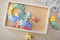 Dinosaur A-Z Chunky Jigsaw Puzzle by Eleganter Australia. Australian Art Prints, Gifts, Fashion and Homewares. Green Door Decor. www.greendoordecor.com.au