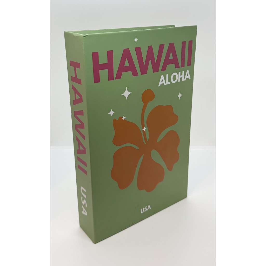 Display Book | Hawaii Aloha by Yellow Rock Decor. Australian Art Prints and Homewares. Green Door Decor. www.greendoordecor.com.au