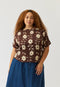 Dolman Top | Ochre Flower by Nancybird. Australian Art Prints, Gifts, Fashion and Homewares. Green Door Decor. www.greendoordecor.com.au