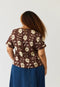 Dolman Top | Ochre Flower by Nancybird. Australian Art Prints, Gifts, Fashion and Homewares. Green Door Decor. www.greendoordecor.com.au