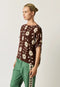 Dolman Top | Ochre Flower by Nancybird. Australian Art Prints, Gifts, Fashion and Homewares. Green Door Decor. www.greendoordecor.com.au