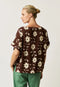 Dolman Top | Ochre Flower by Nancybird. Australian Art Prints, Gifts, Fashion and Homewares. Green Door Decor. www.greendoordecor.com.au