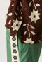 Dolman Top | Ochre Flower by Nancybird. Australian Art Prints, Gifts, Fashion and Homewares. Green Door Decor. www.greendoordecor.com.au