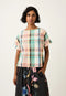Dolman Top | Summer Check by Nancybird. Australian Art Prints and Homewares. Green Door Decor. www.greendoordecor.com.au