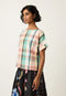 Dolman Top | Summer Check by Nancybird. Australian Art Prints and Homewares. Green Door Decor. www.greendoordecor.com.au