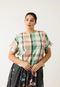 Dolman Top | Summer Check by Nancybird. Australian Art Prints and Homewares. Green Door Decor. www.greendoordecor.com.au