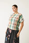 Dolman Top | Summer Check by Nancybird. Australian Art Prints and Homewares. Green Door Decor. www.greendoordecor.com.au