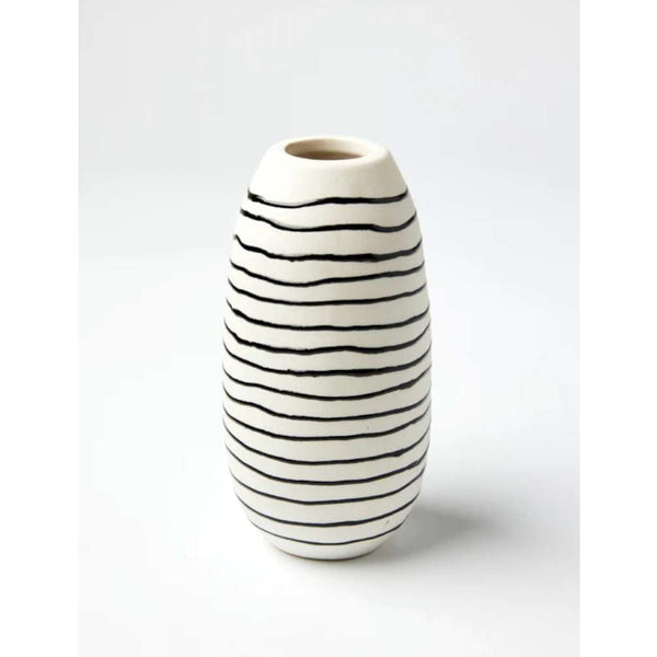 Dose Vase | Black Stripe by Jones and Co. Australian Art Prints and Homewares. Green Door Decor. www.greendoordecor.com.au