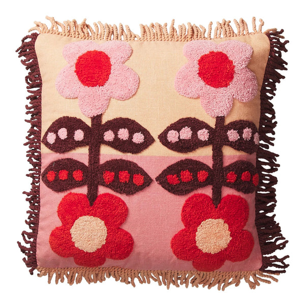 'Dottie' Tufted Cushion by Sage and Clare. Australian Art Prints, Gifts, Fashion and Homewares. Green Door Decor. www.greendoordecor.com.au