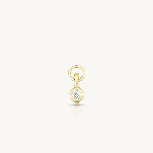 'Drop' Gold Charm by ToniMay. Australian Art Prints, Gifts, Fashion and Homewares. Green Door Decor. www.greendoordecor.com.au