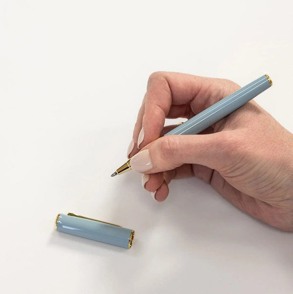 Duchess Blue Executive Gel Ink Pen (Boxed) by Bespoke Letterpress. Australian Art Prints, Gifts, Fashion and Homewares. Green Door Decor. www.greendoordecor.com.au
