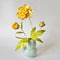 Paper Flowers - Dahlia Bunch | Yellow by Nibbanah. Australian Art Prints, Gifts, Fashion and Homewares. Green Door Decor. www.greendoordecor.com.au