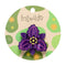 Chocolate Lily Simplified Mini Brooch | Erstwilder X Royal Botanic Gardens Victoria. Australian Art Prints, Gifts, Fashion and Homewares. Green Door Decor. www.greendoordecor.com.au