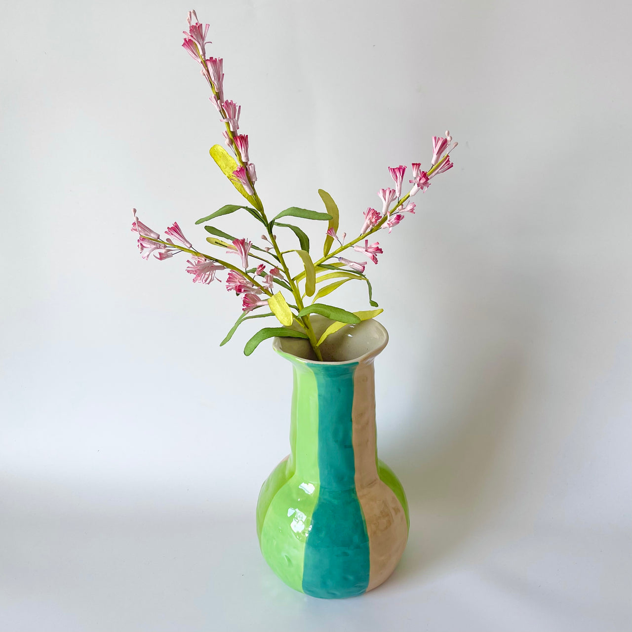 Paper Flowers - Wattle Stem | Pink by Nibbanah. Australian Art Prints, Gifts, Fashion and Homewares. Green Door Decor. www.greendoordecor.com.au
