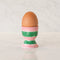 Egg Cup | Pink & Green Stripe by Noss & Co. Australian Art Prints, Gifts, Fashion and Homewares. Green Door Decor. www.greendoordecor.com.au
