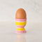 Egg Cup | Pink & Yellow Stripe by Noss & Co. Australian Art Prints, Gifts, Fashion and Homewares. Green Door Decor. www.greendoordecor.com.au