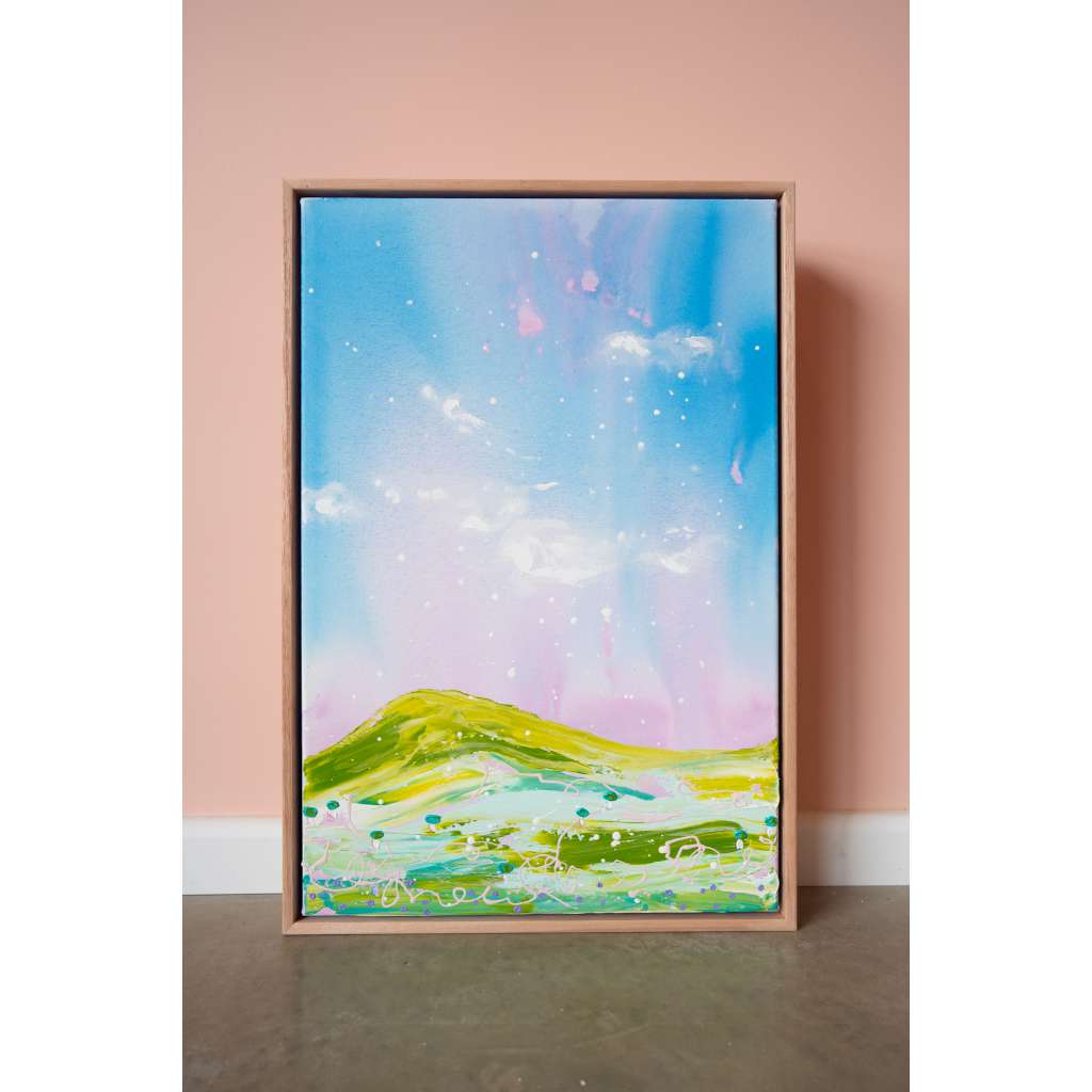 Settling Snow | Elle Pervez Original Artwork. Australian Art Prints, Fashion and Homewares. Green Door Decor. www.greendoordecor.com.au