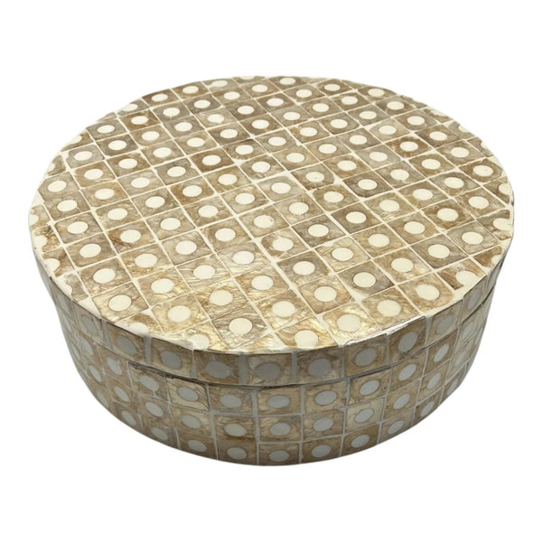 Elodie Pearl Small Box | Natural by J.Elliot Home. Australian Art Prints, Gifts, Fashion and Homewares. Green Door Decor. www.greendoordecor.com.au