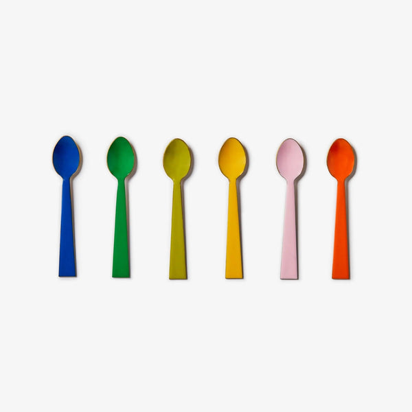 Bonnie & Neil Enamel Teaspoons | Mixed Colours - sold individually