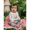 'Enchanted Flowers Party' Dandy Duo Bibs - 2 Pack | Sugar Pink by Fleur Harris. Australian Art Prints, Gifts, Fashion and Homewares. Green Door Decor. www.greendoordecor.com.au